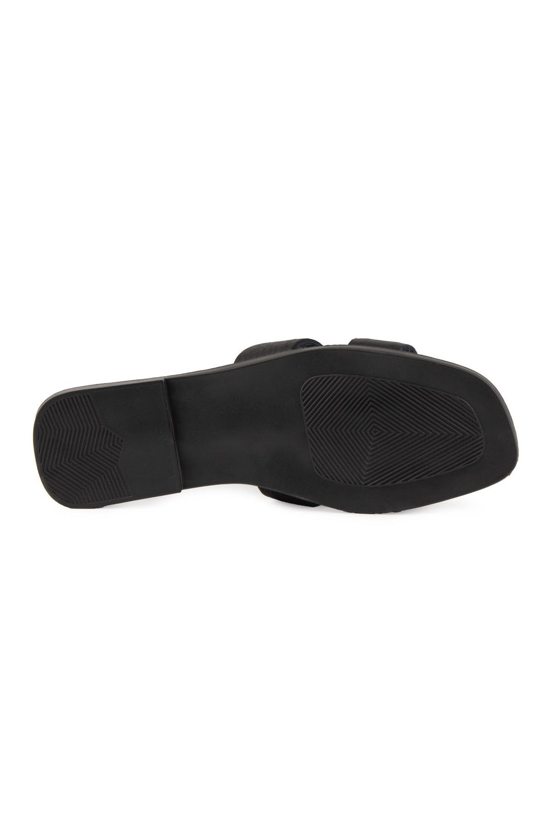 Pegia Vibe Women Leather Slippers 215540  - Black