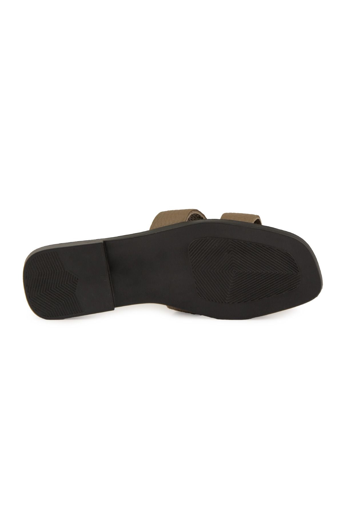 Pegia Vibe Women Leather Slippers 215540  - Stone