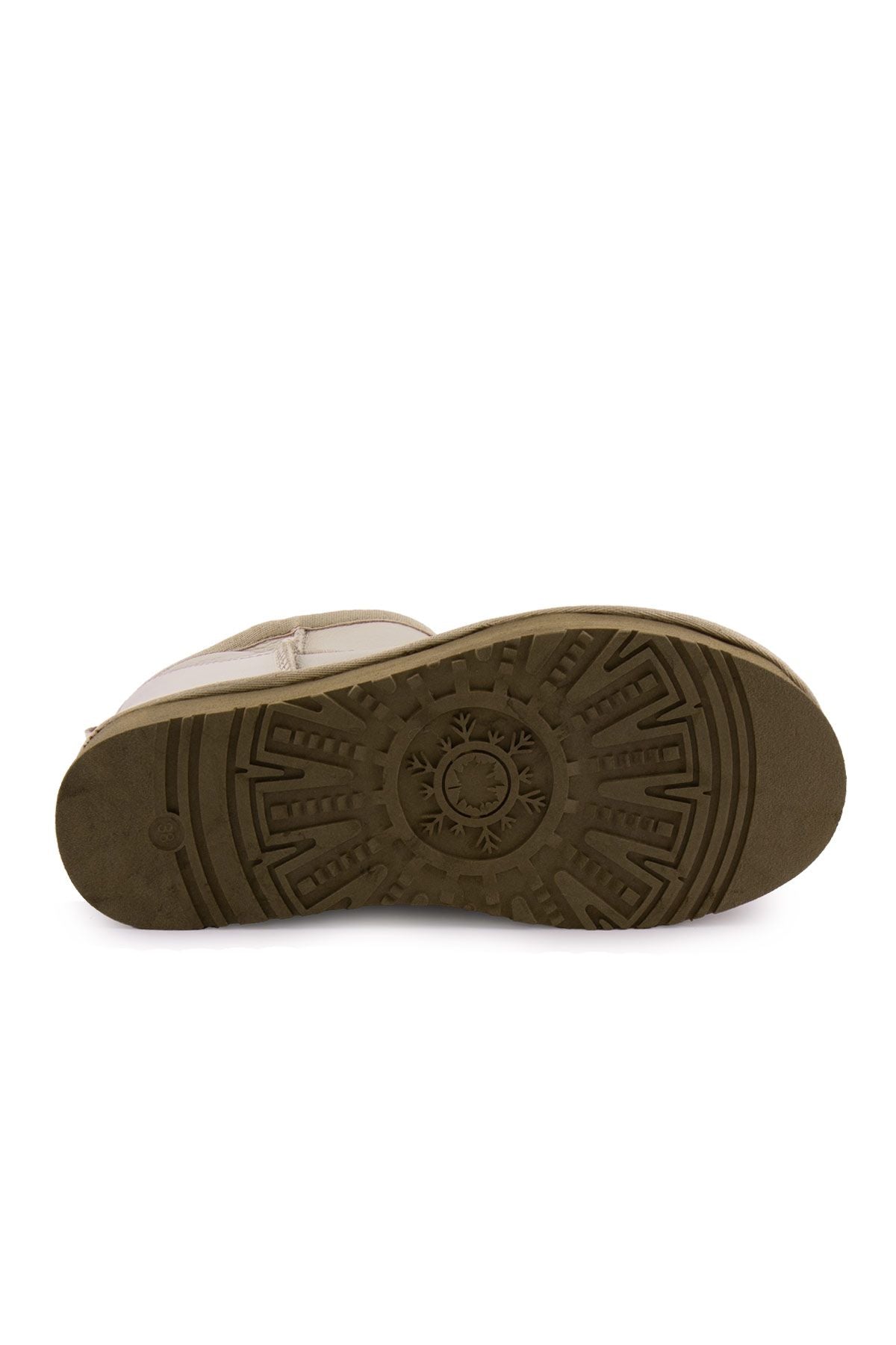 Pegia High Sole Sheepskin Boots 191303  - Beige