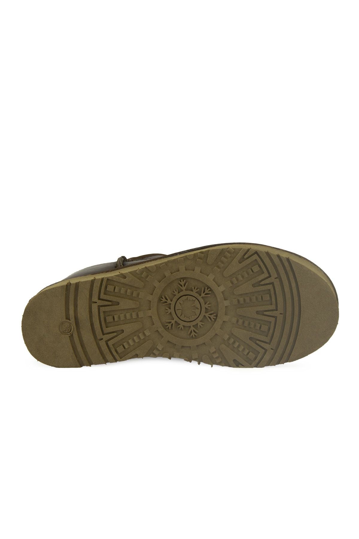 Pegia High Sole Sheepskin Boots 191303  - Choco