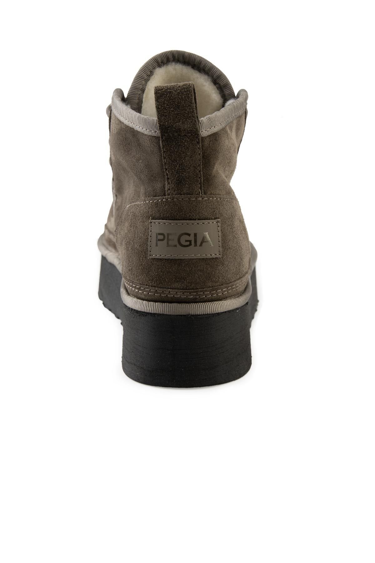Pegia High Sole Sheepskin Women's Boots 191312  - Stone