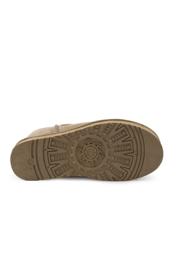 Pegia High Sole Shearling Women's Boots 191300  - Stone