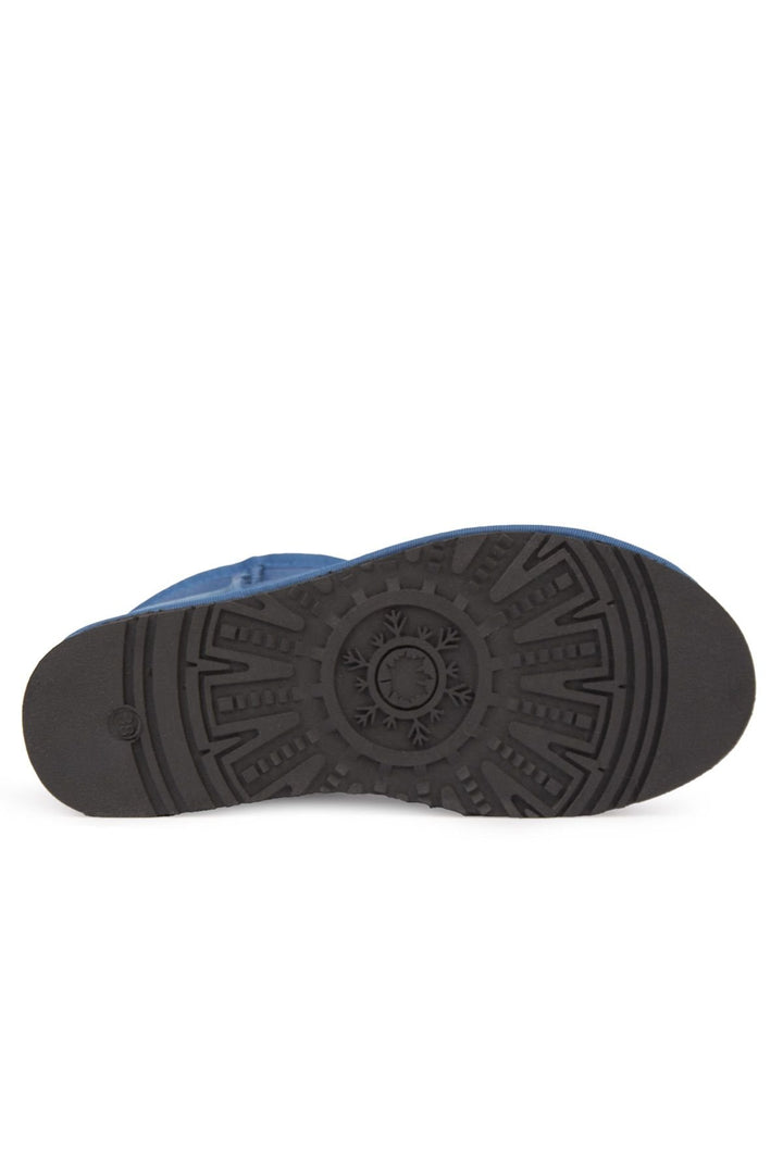 Pegia High Sole Shearling Women's Boots 191300  - Indigo