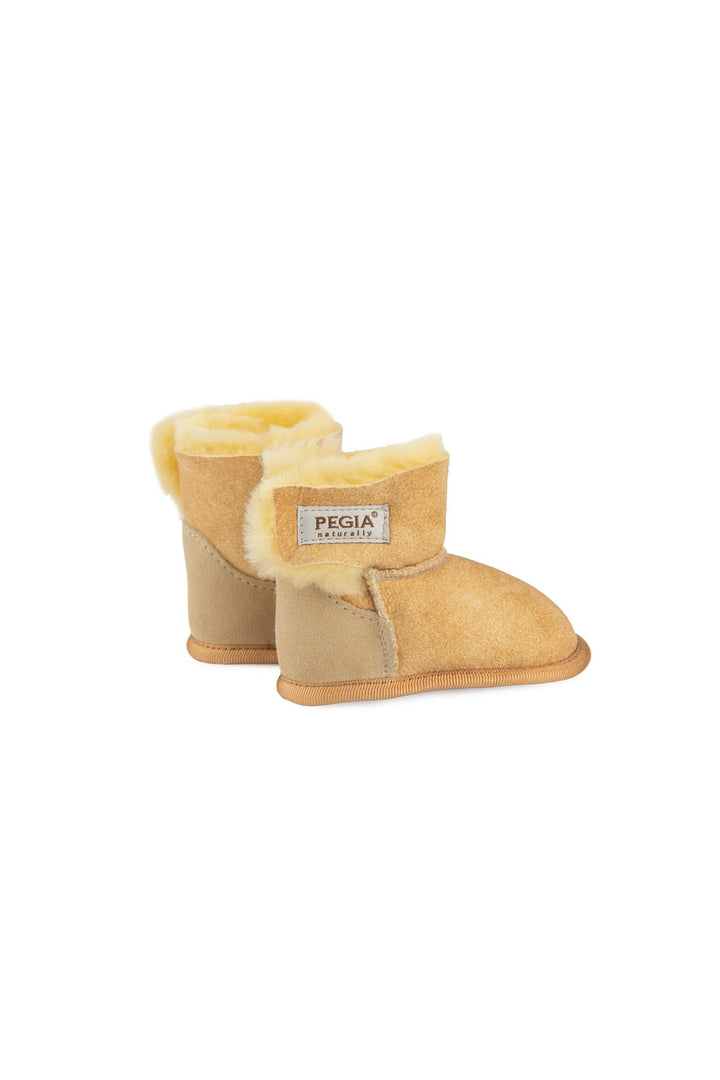 Sheepy Care Medical Sheepskin Baby Booties MDK034  - Natural