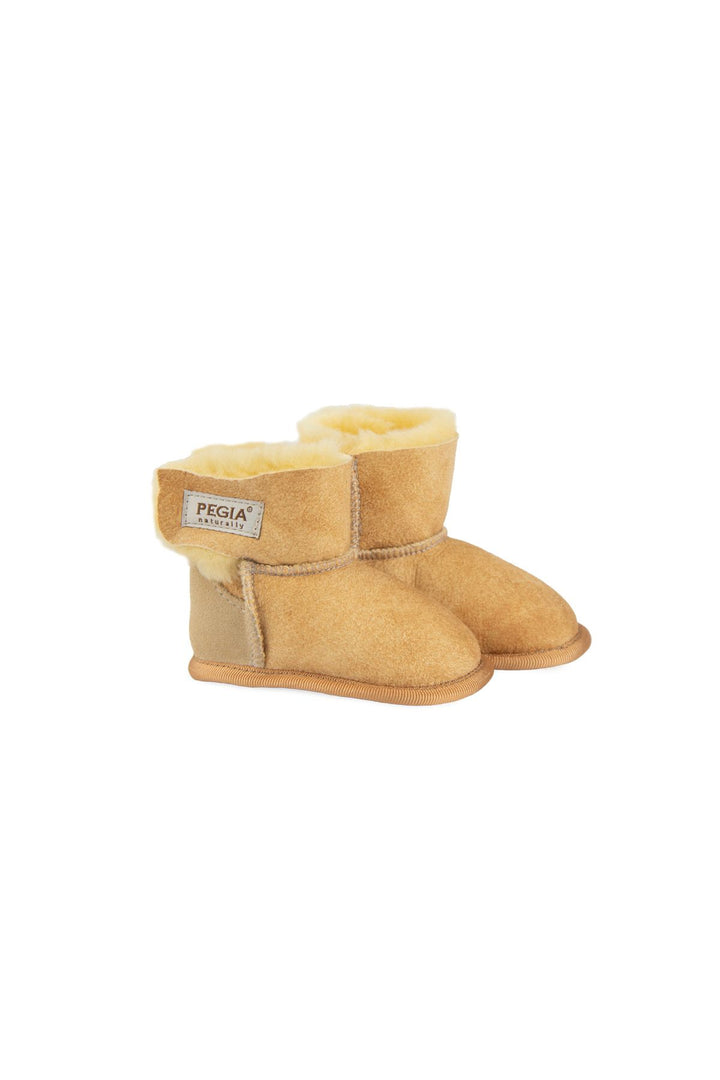 Sheepy Care Medical Sheepskin Baby Booties MDK034  - Natural