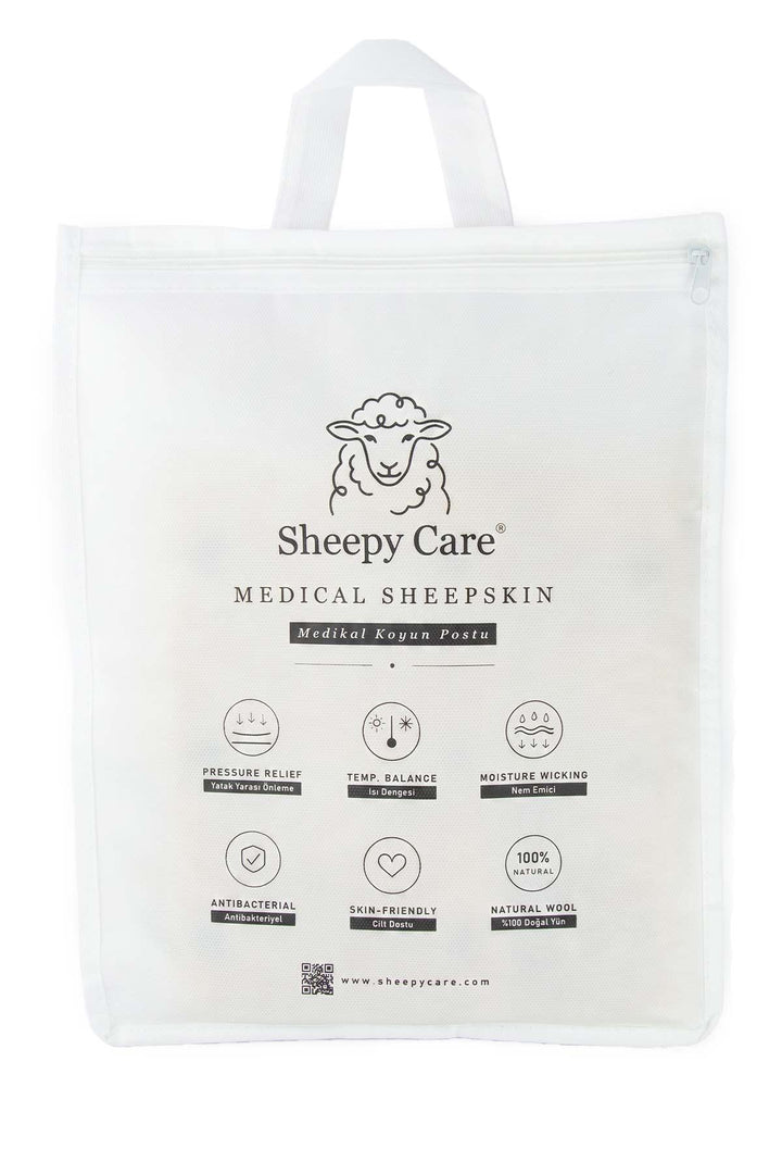 Sheepy Care Medical Sheepskin Baby Booties MDK034  - Natural