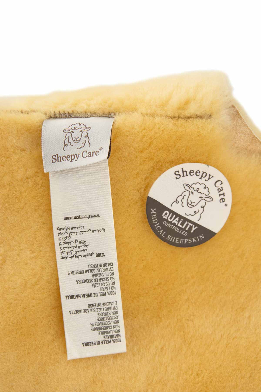 Sheepy Care Medical Sheepskin Baby Vest MDK033  - Natural