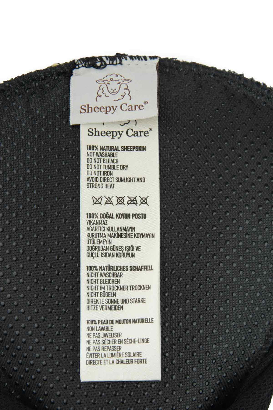 Sheepy Care Sheepskin Saddle Cover MDK052  - Natural