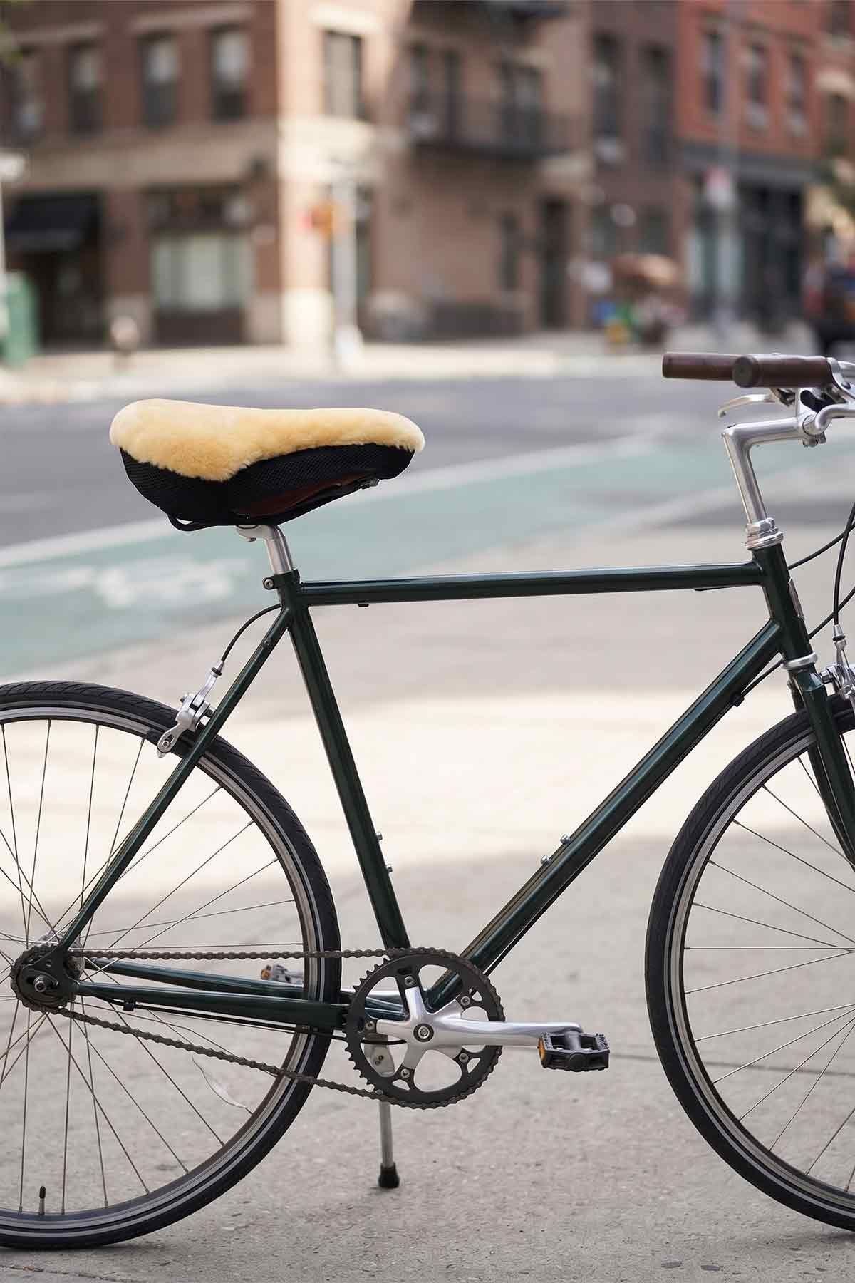Sheepy Care Sheepskin Saddle Cover MDK052  - Natural