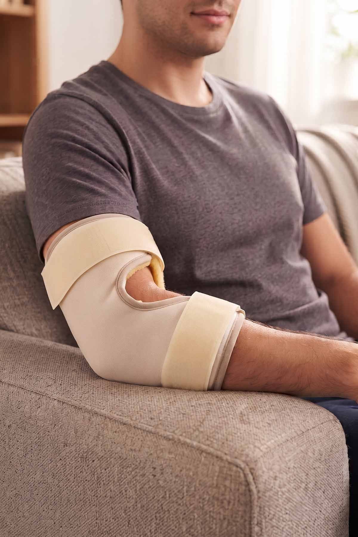 Sheepy Care Medical Sheepskin Elbow Support MDK041  - Natural
