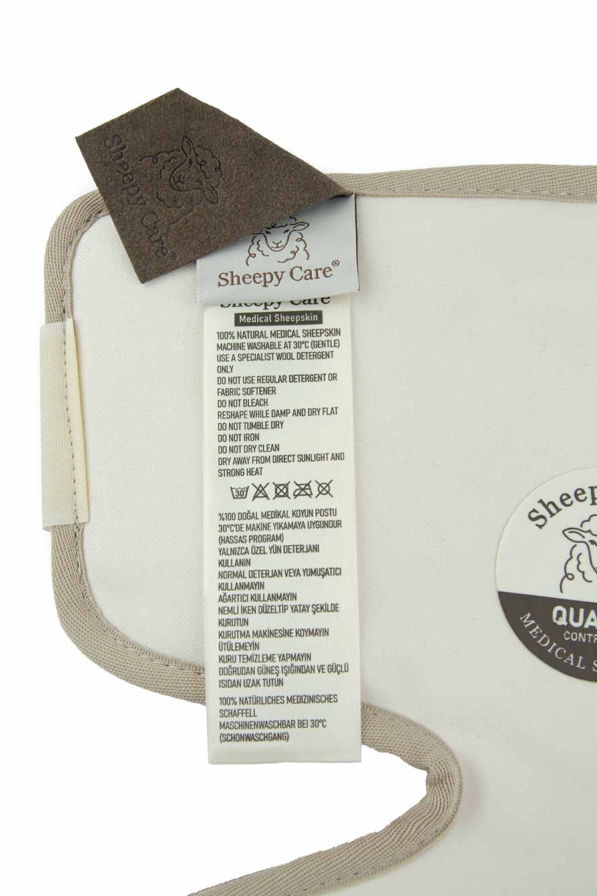 Sheepy Care Medical Sheepskin Knee Protector MDK010   - Natural