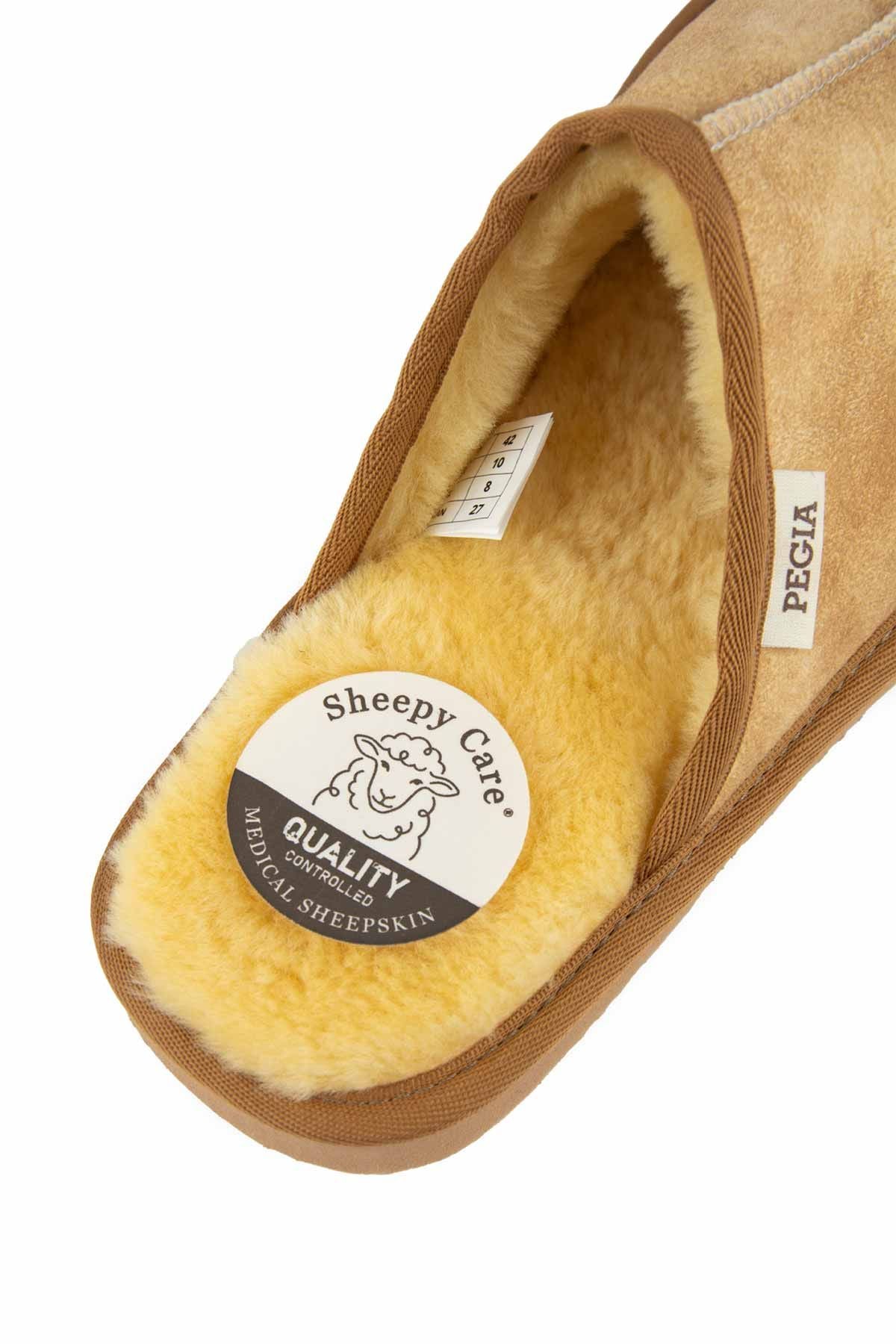 Sheepy Care Medical Sheepskin Home Slipper MDK025  - Natural
