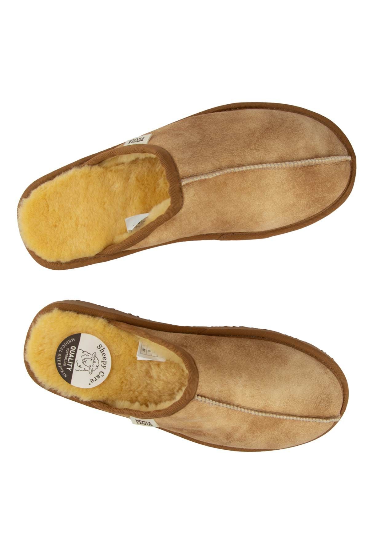 Sheepy Care Medical Sheepskin Home Slipper MDK025  - Natural