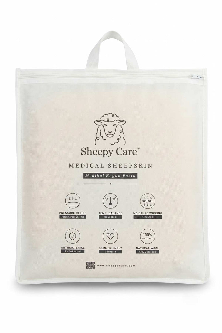 Sheepy Care Medical Sheepskin Highchair Cushion MDK032  - Natural