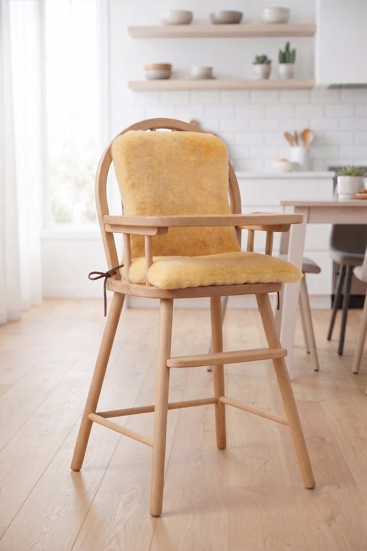 Sheepy Care Medical Sheepskin Highchair Cushion MDK032  - Natural