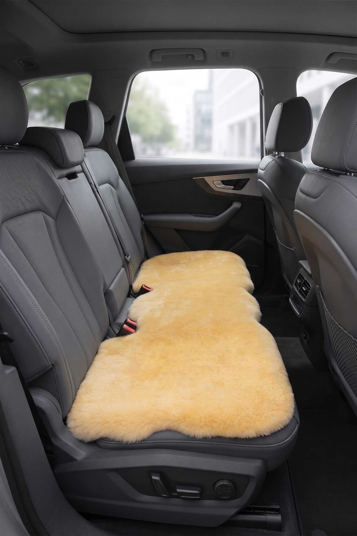 Sheepy Care Medical Sheepskin Car Seat Cushion Set MDK046  - Natural