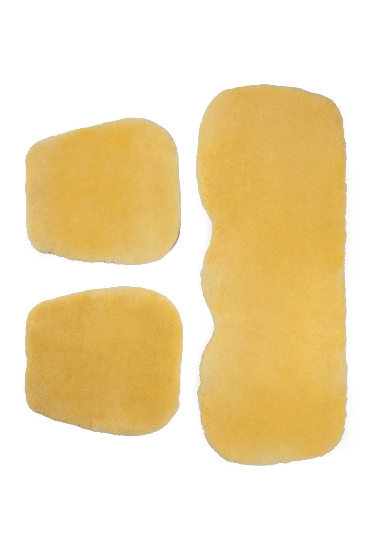 Sheepy Care Medical Sheepskin Car Seat Cushion Set MDK046  - Natural