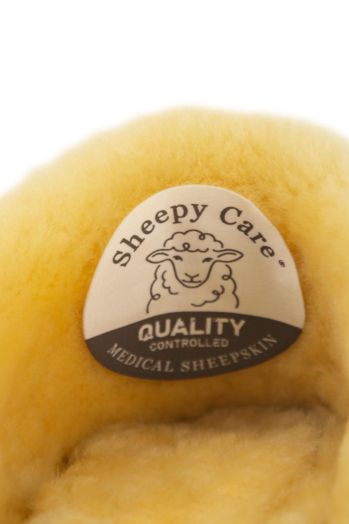 Sheepy Care Medical Sheepskin Heel Protector MDK028  - Natural