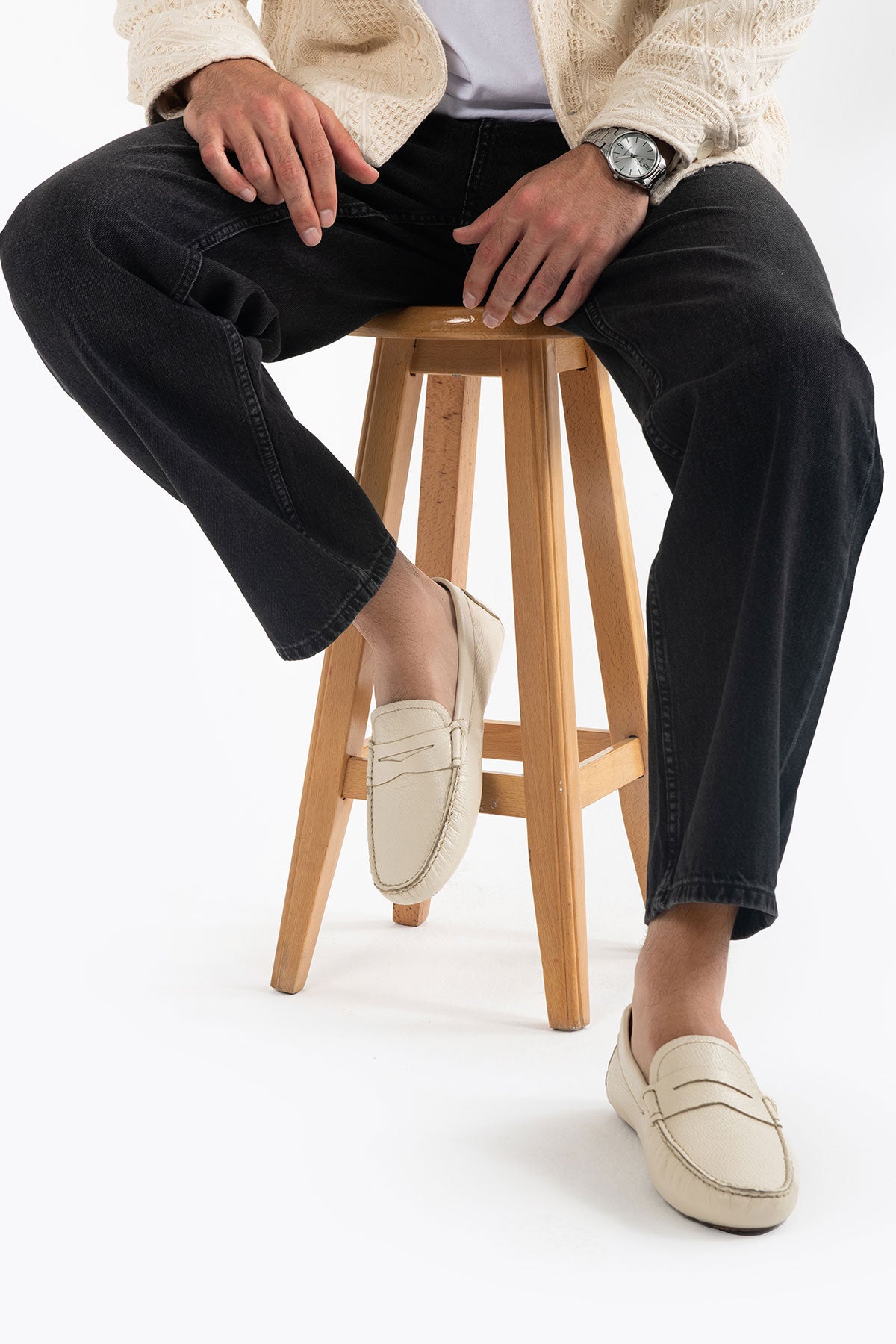 Pegia Alvor Leather Men's Loafers - Pegia