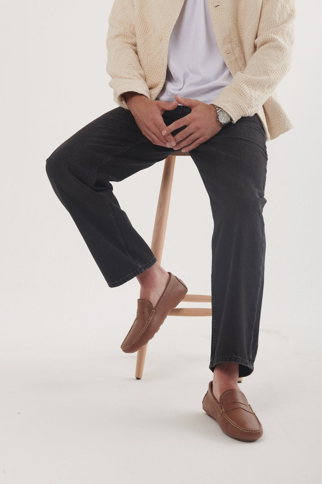 Pegia Alvor Leather Men's Loafers - Pegia