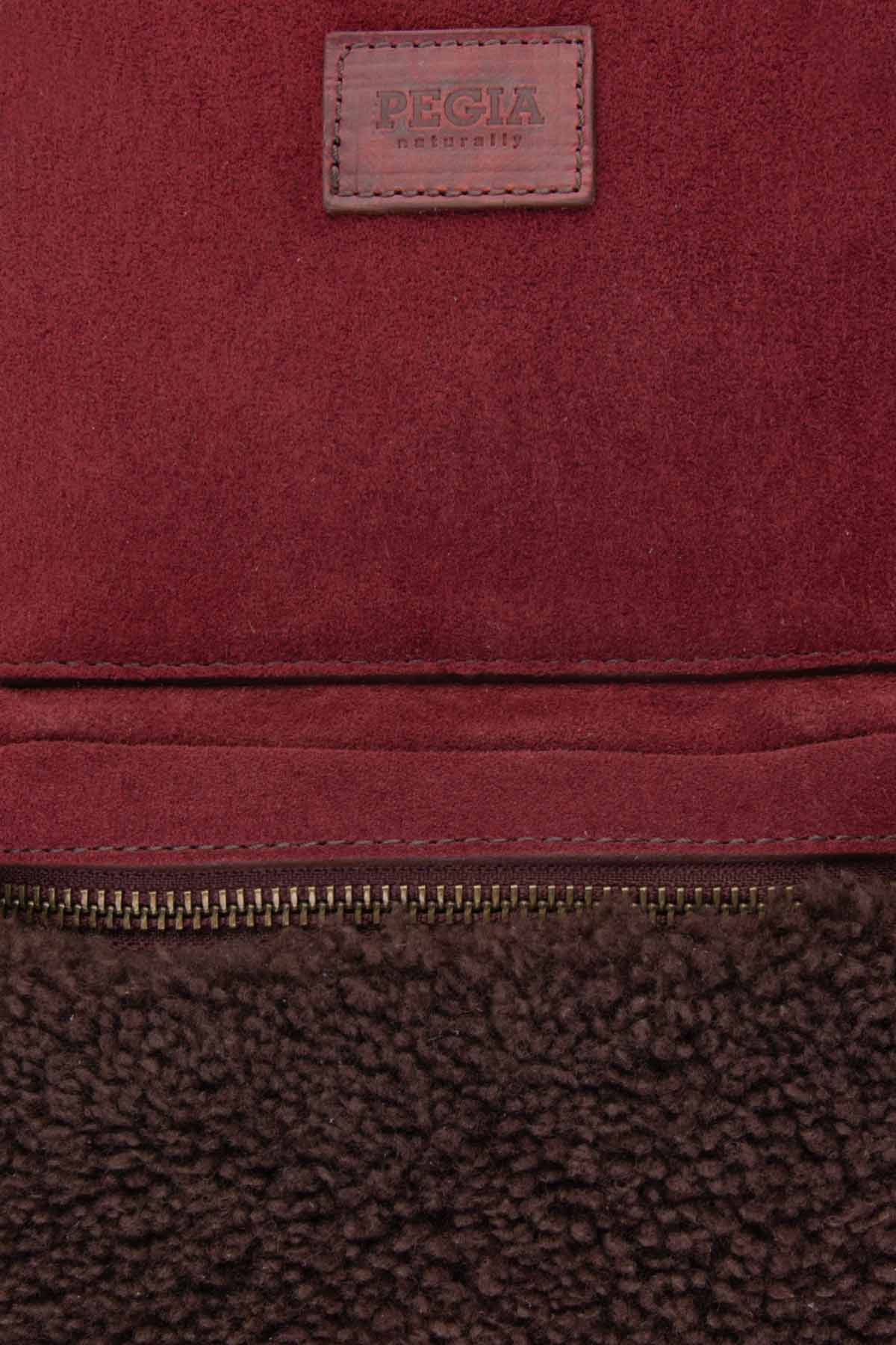 Pegia Moso Shearling Mini Backpack - Pegia