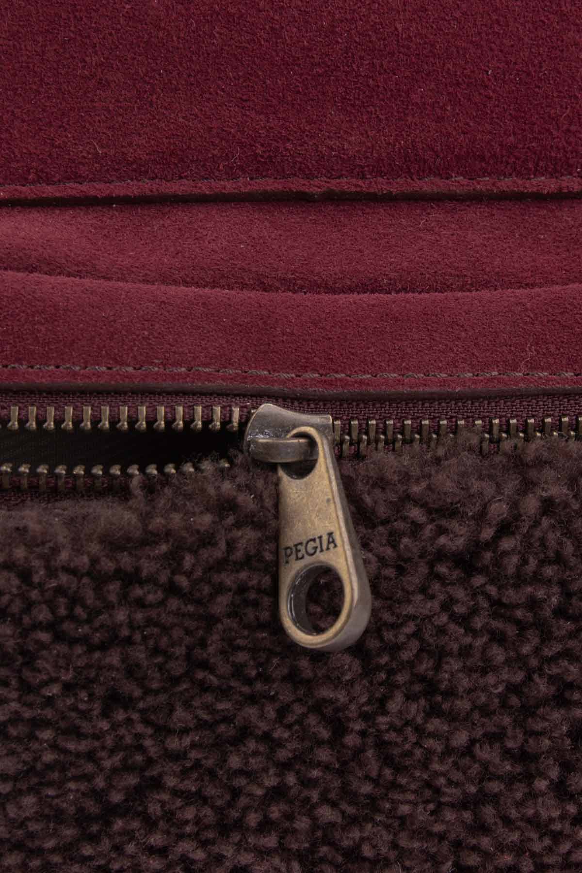 Pegia Moso Shearling Mini Backpack - Pegia