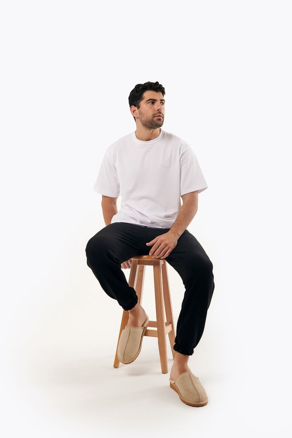 Pegia Fermo Shearling Men's Slippers - Pegia