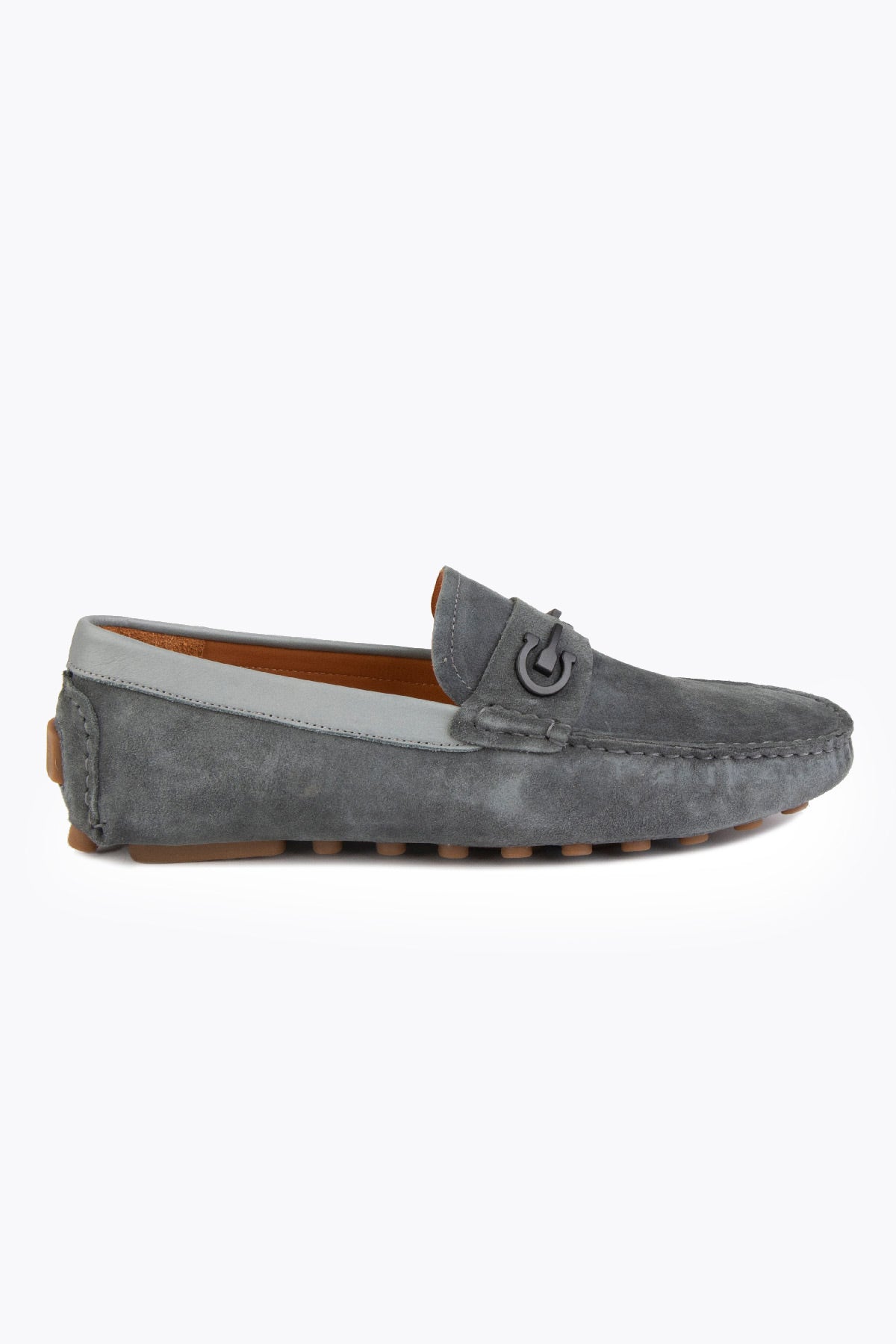 Mocassins pour hommes en daim véritable Pegia Heron