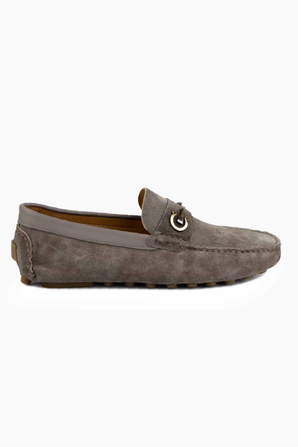 Mocassins pour hommes en daim véritable Pegia Heron