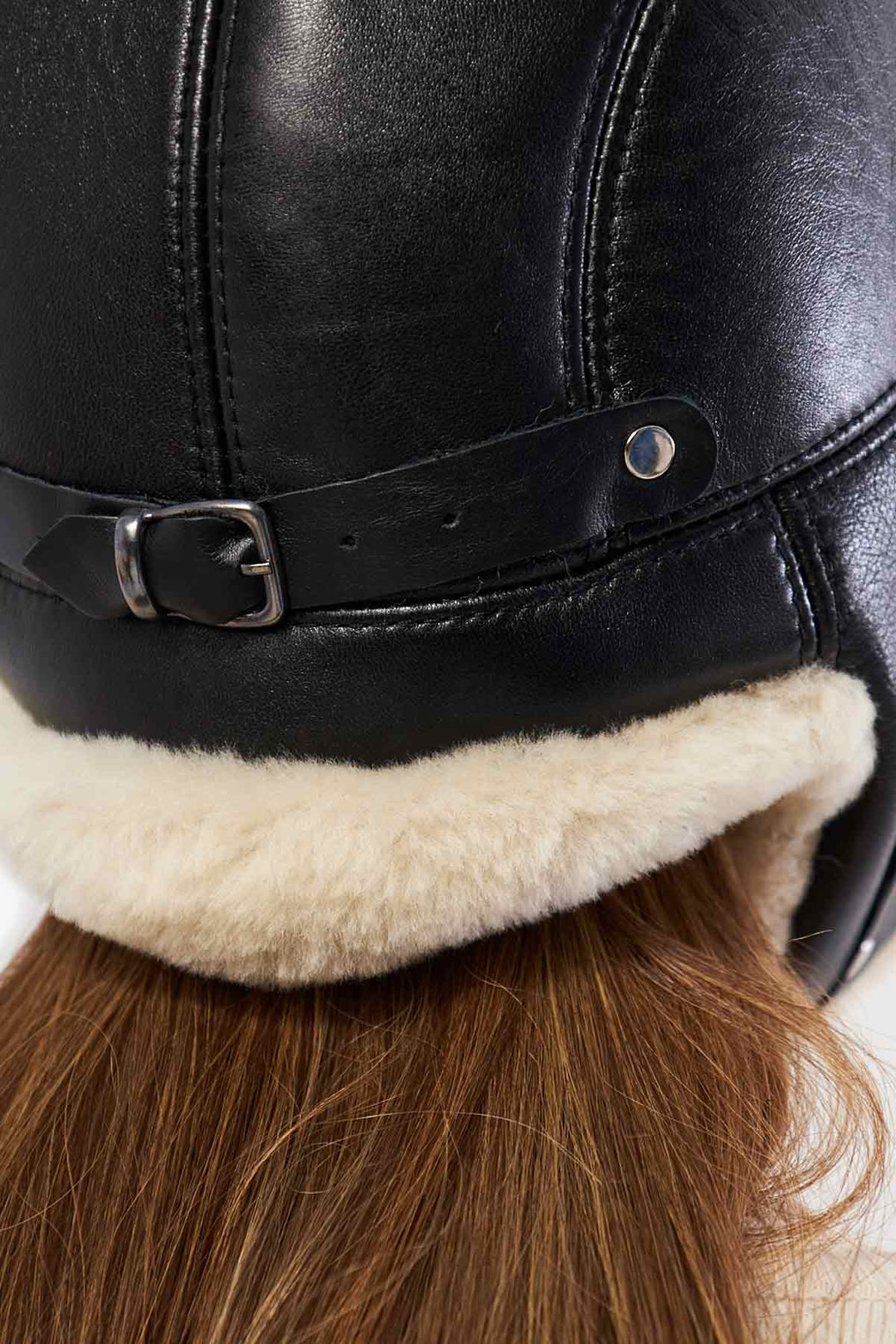 Pegia Hetta Sheepskin Unisex Adjustable Strap Aviator Hat - Pegia