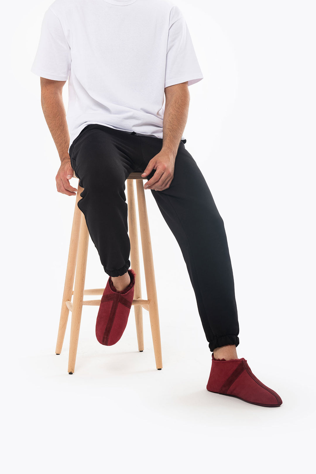 Pegia Homer Unisex Shearling Bootie Slippers - Pegia