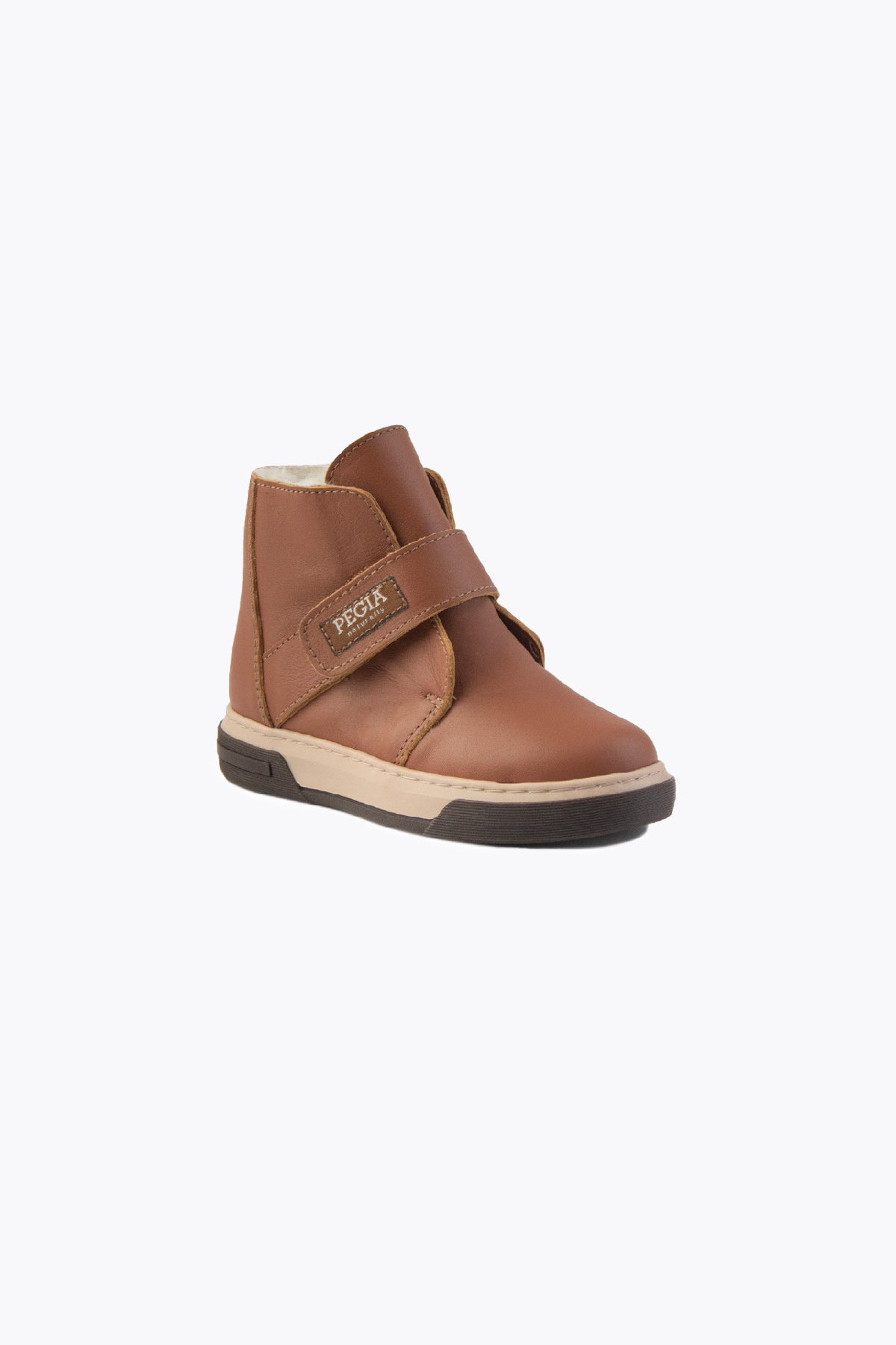 Pegia Iver Genuine Leather Kids' Velcro Boots - Pegia