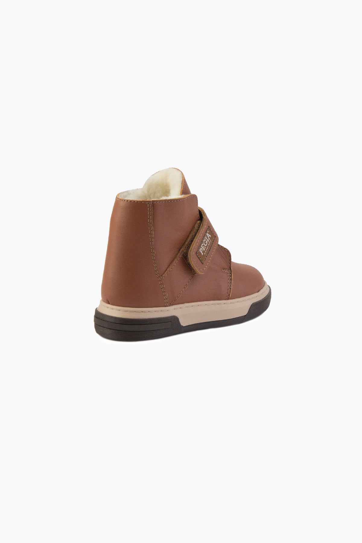 Pegia Iver Genuine Leather Kids' Velcro Boots