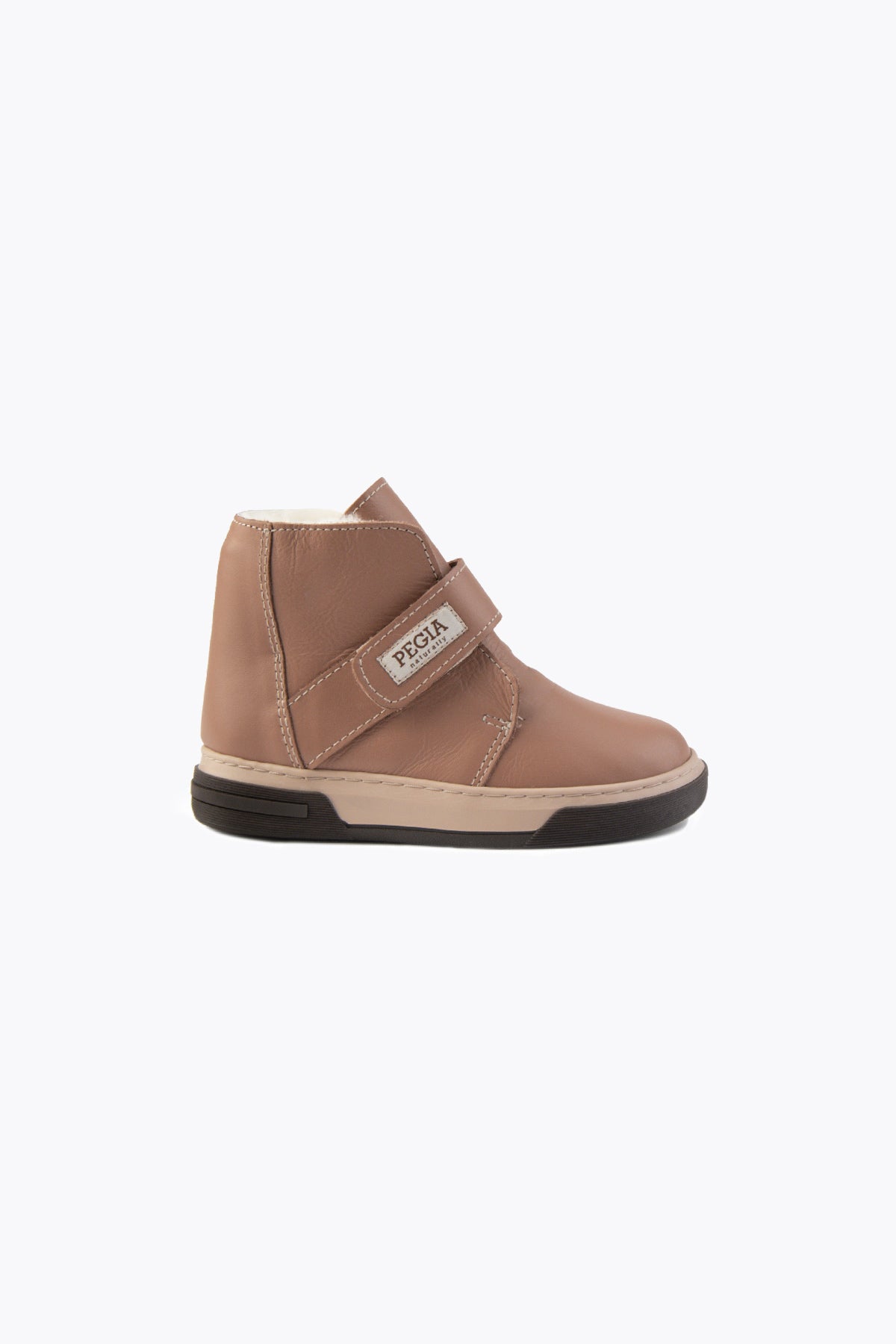 Pegia Iver Genuine Leather Kids' Velcro Boots - Pegia