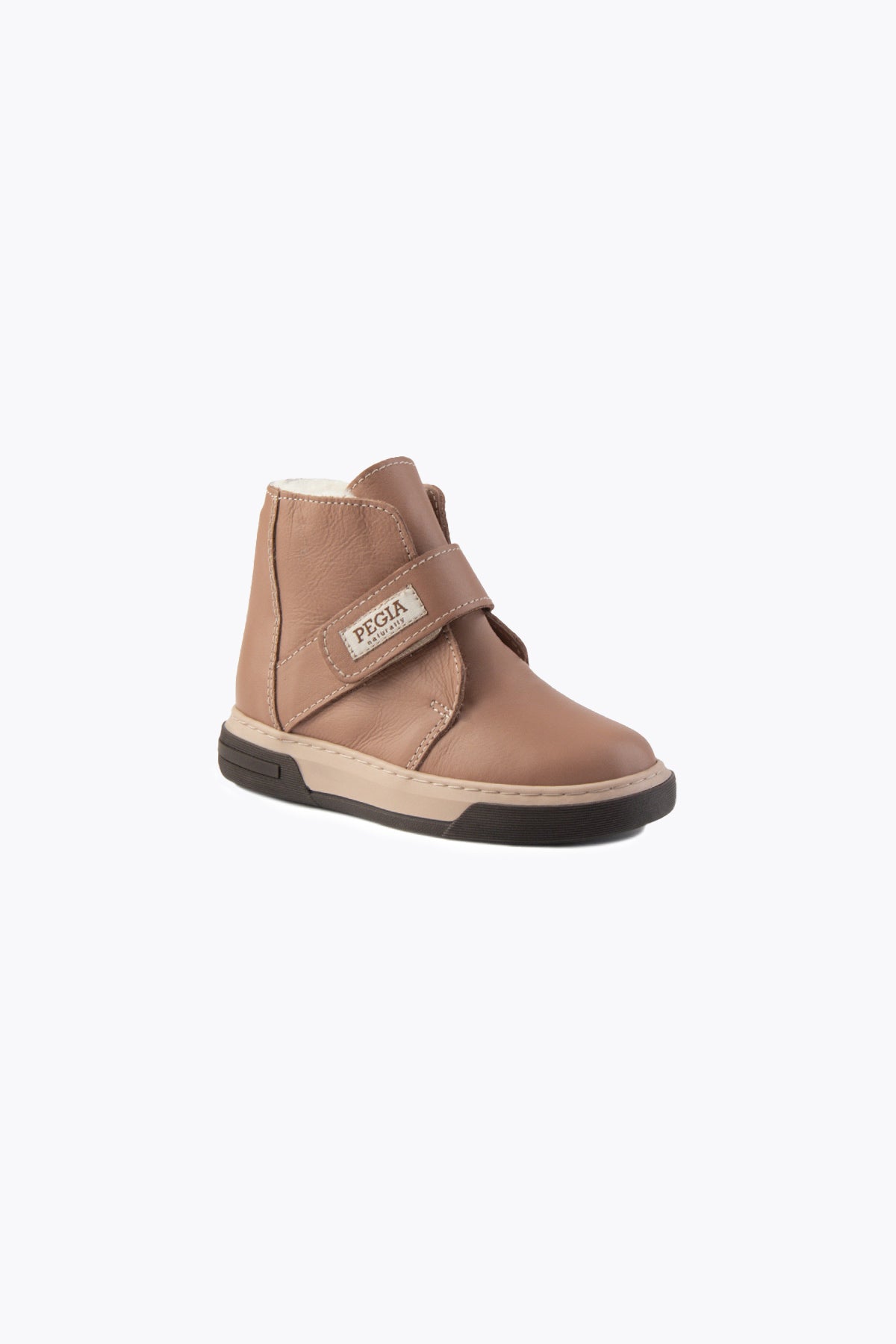 Pegia Iver Genuine Leather Kids' Velcro Boots - Pegia