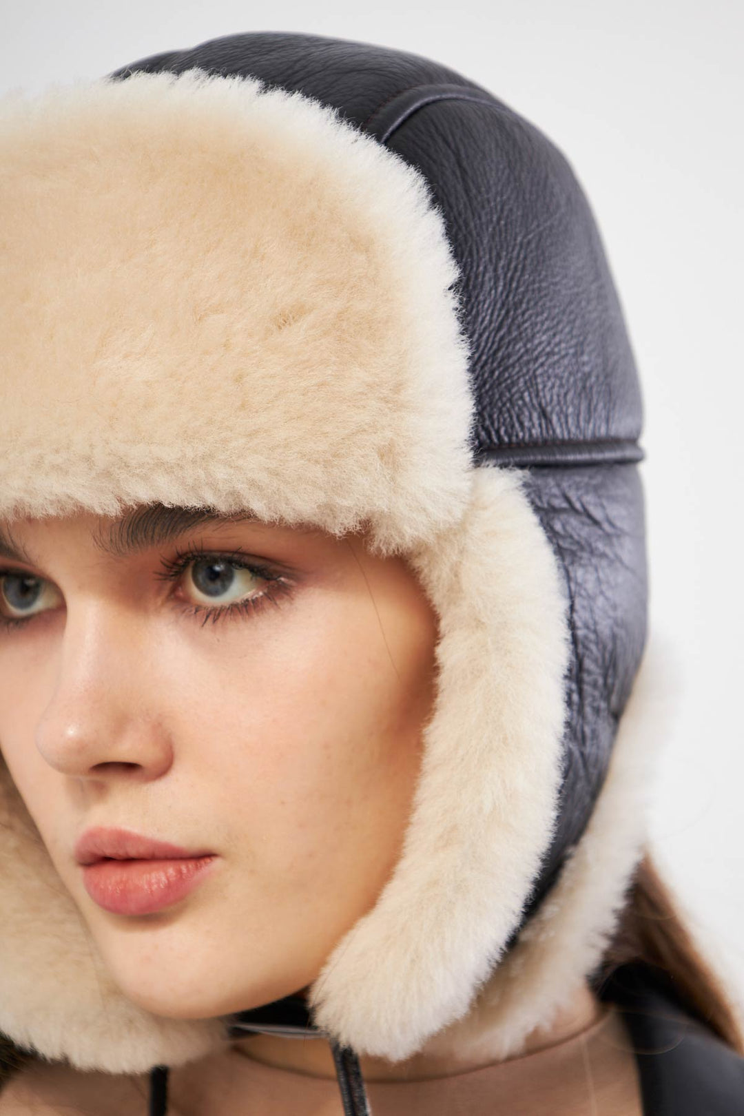 Pegia Holte Sheepskin Unisex Aviator Hat - Pegia