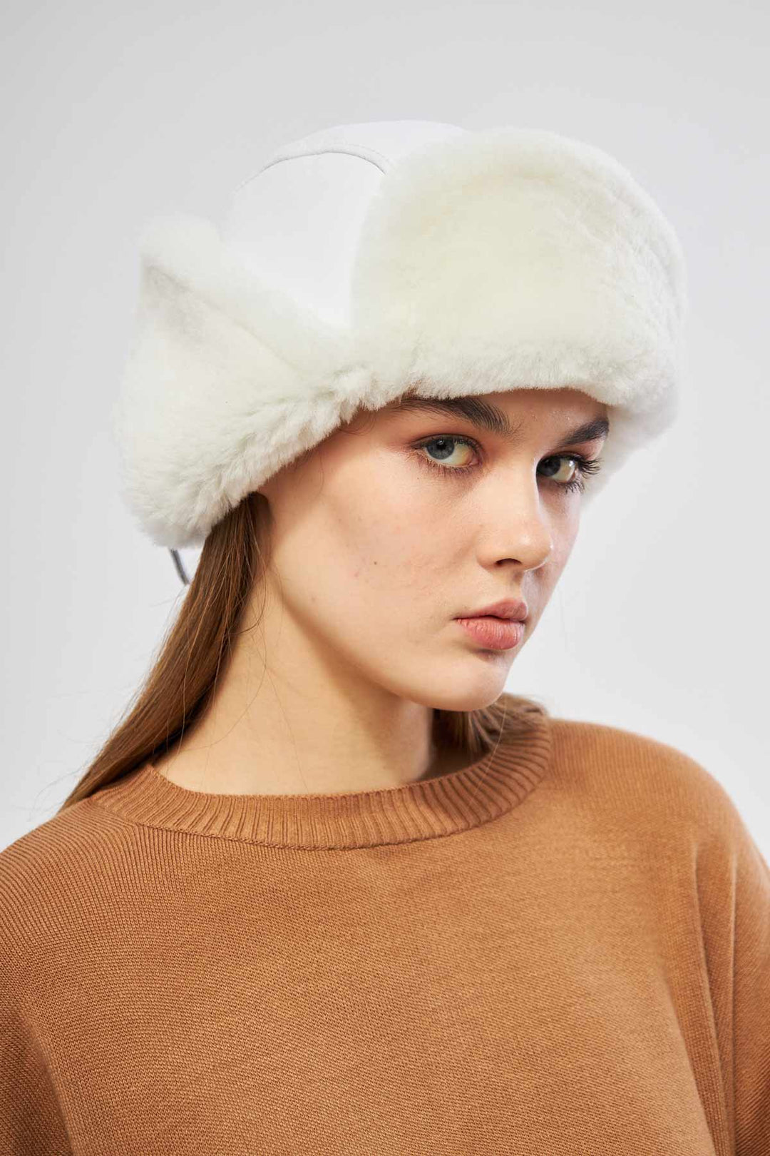 Pegia Holte Sheepskin Unisex Aviator Hat - Pegia
