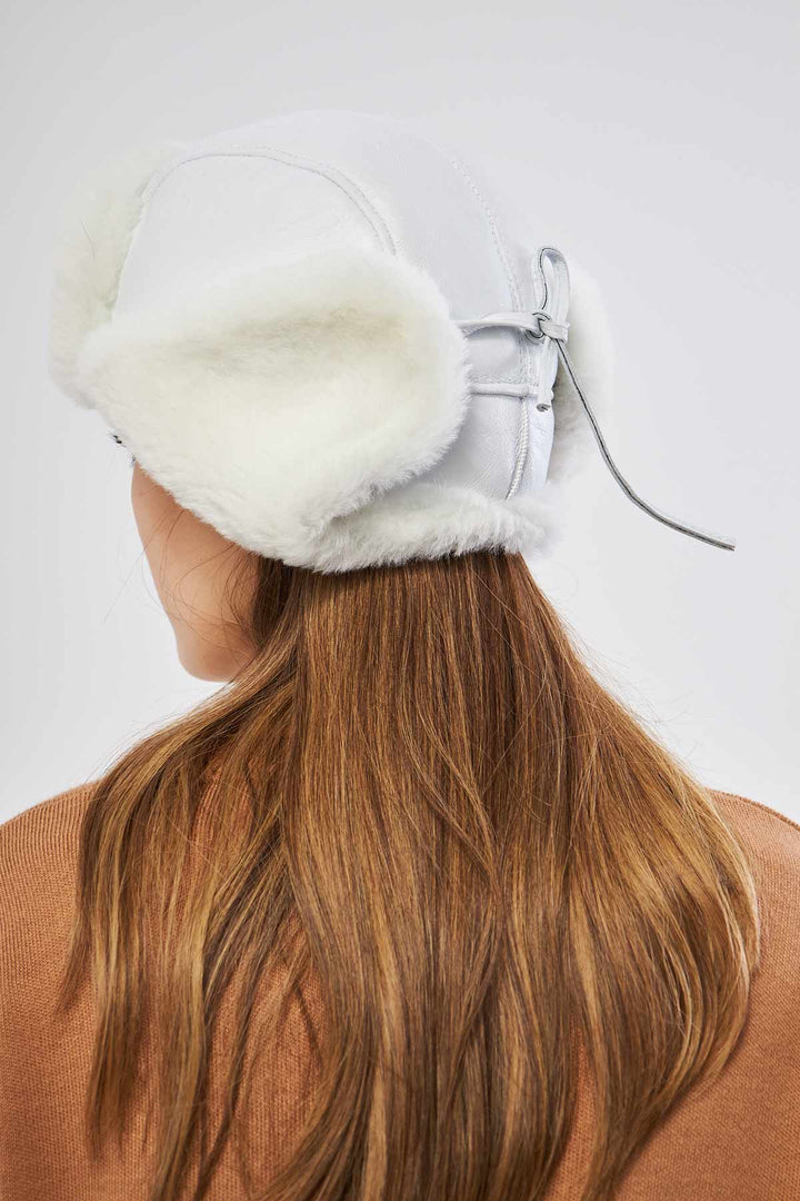 Pegia Holte Sheepskin Unisex Aviator Hat - Pegia