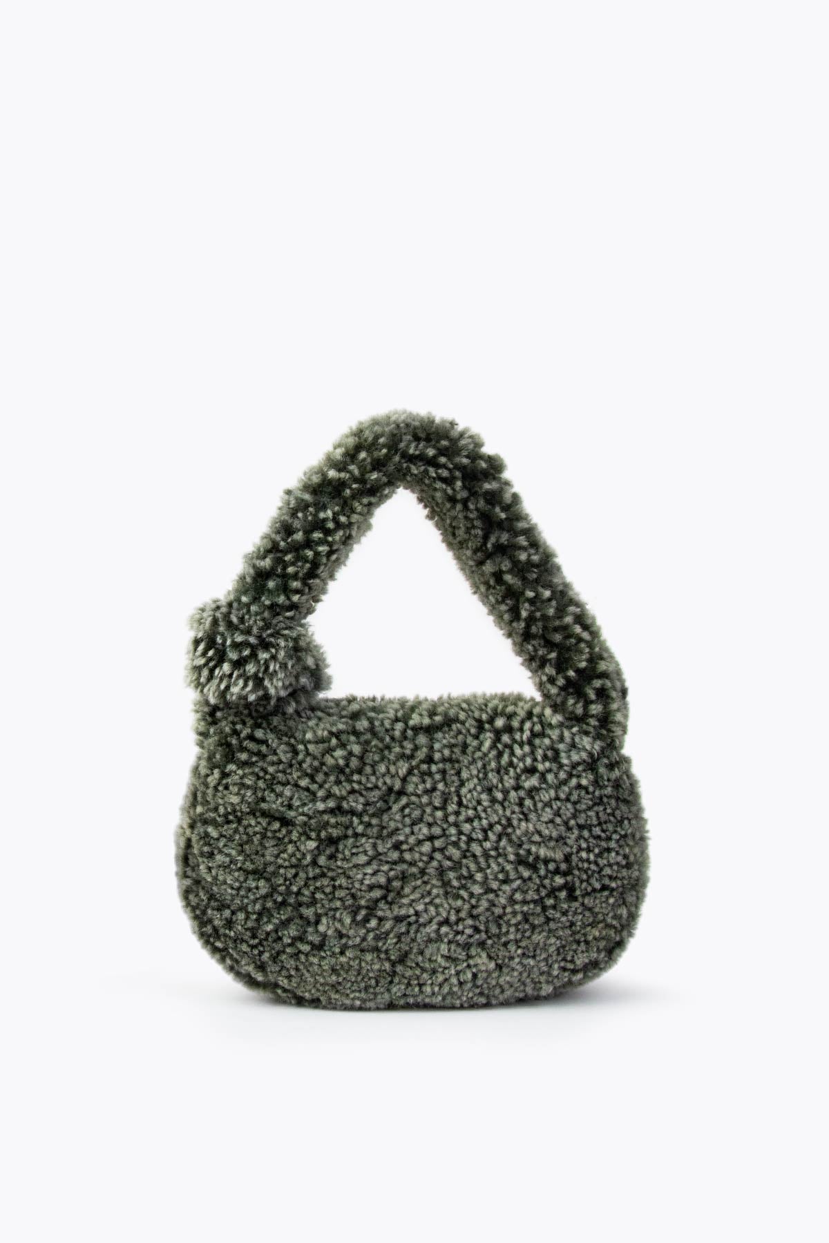Pegia Lova Shearling Mini Handbag - Pegia