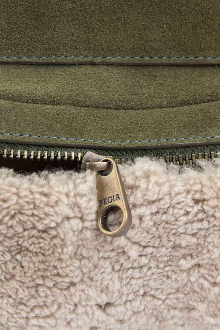 Pegia Moso Shearling Mini Backpack - Pegia