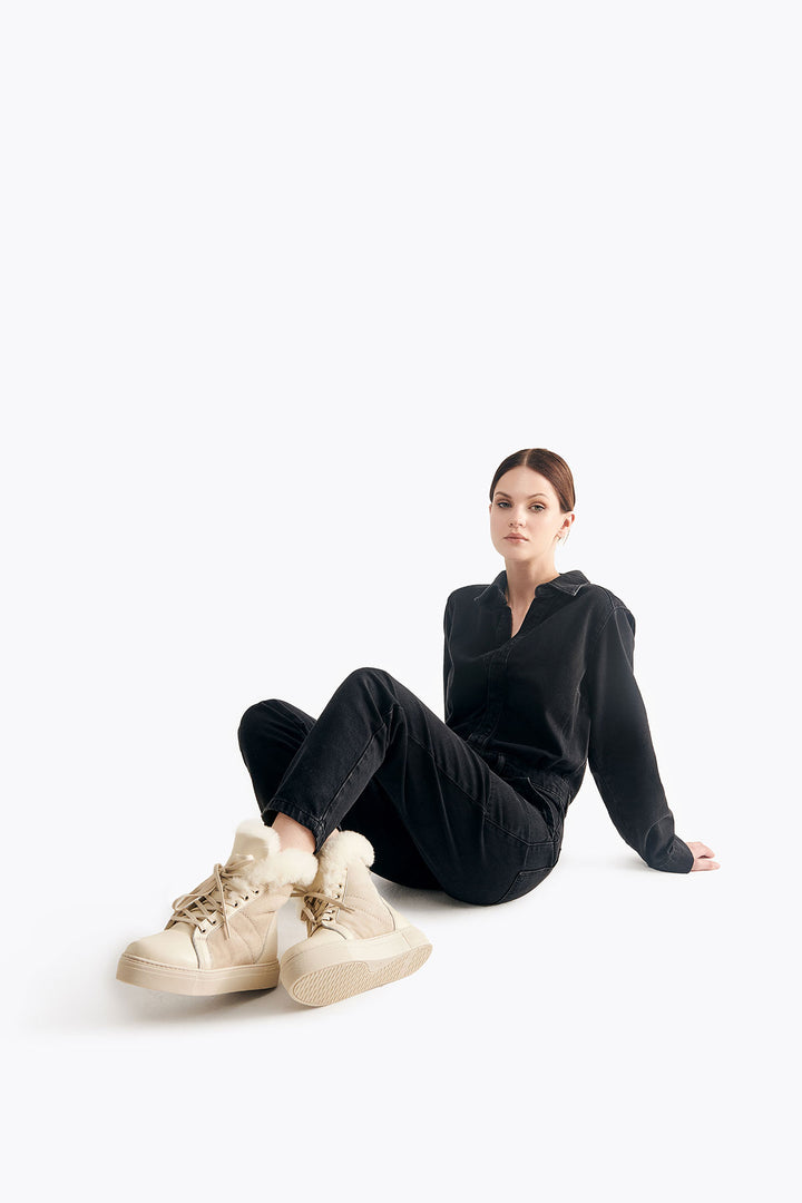 Pegia Leira Shearling Women's Boots - Pegia