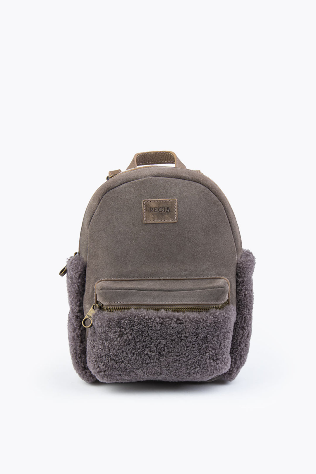 Pegia Moso Shearling Mini Backpack - Pegia