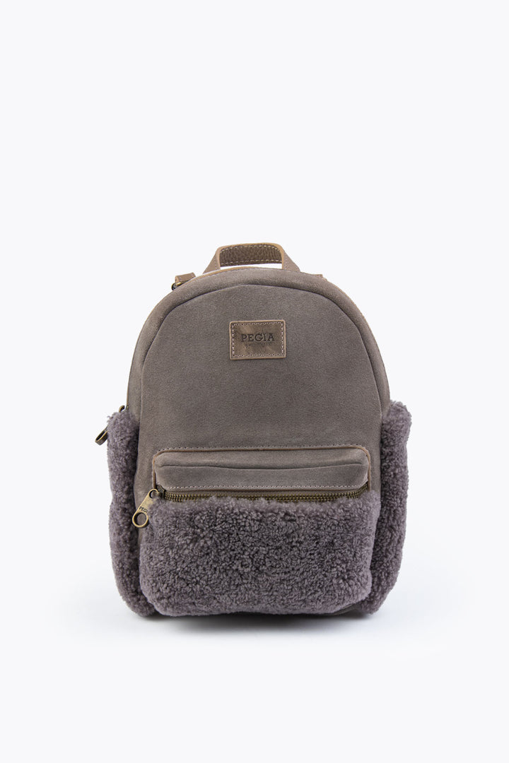 Pegia Moso Shearling Mini Backpack - Pegia