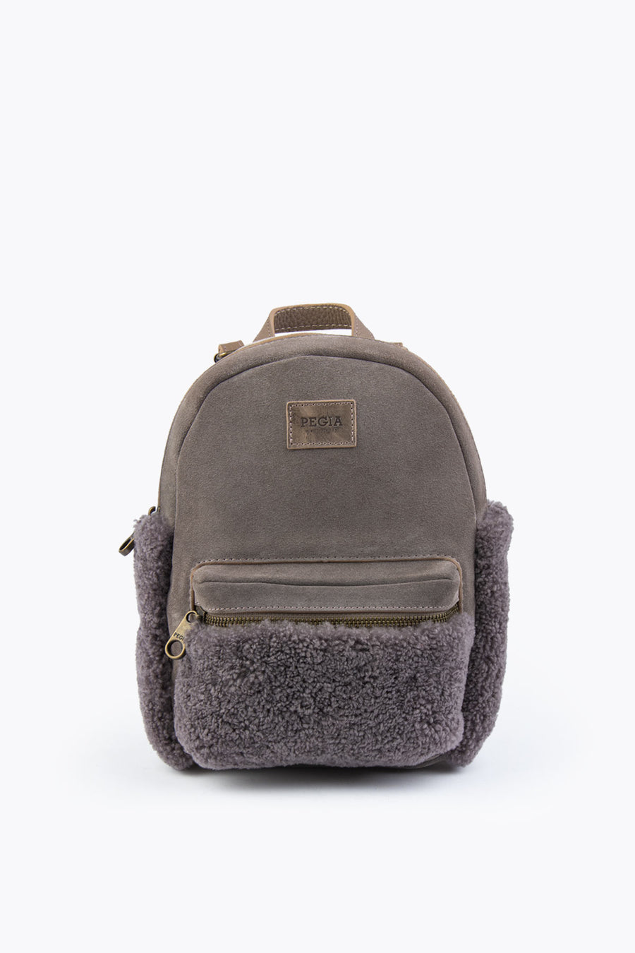 Pegia Moso Shearling Mini Backpack - Pegia