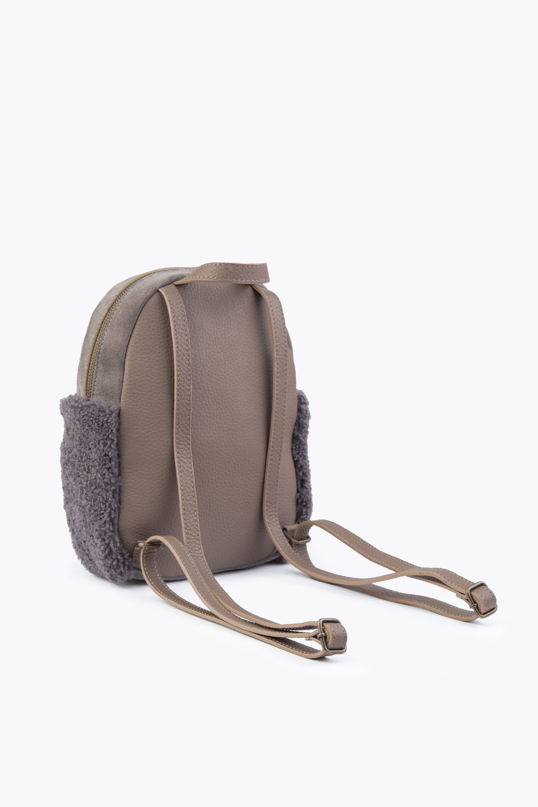 Pegia Moso Shearling Mini Backpack - Pegia