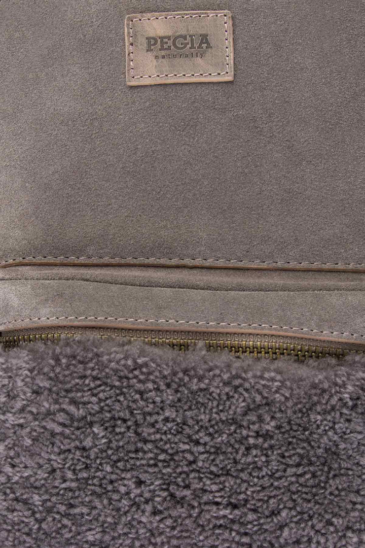 Pegia Moso Shearling Mini Backpack - Pegia
