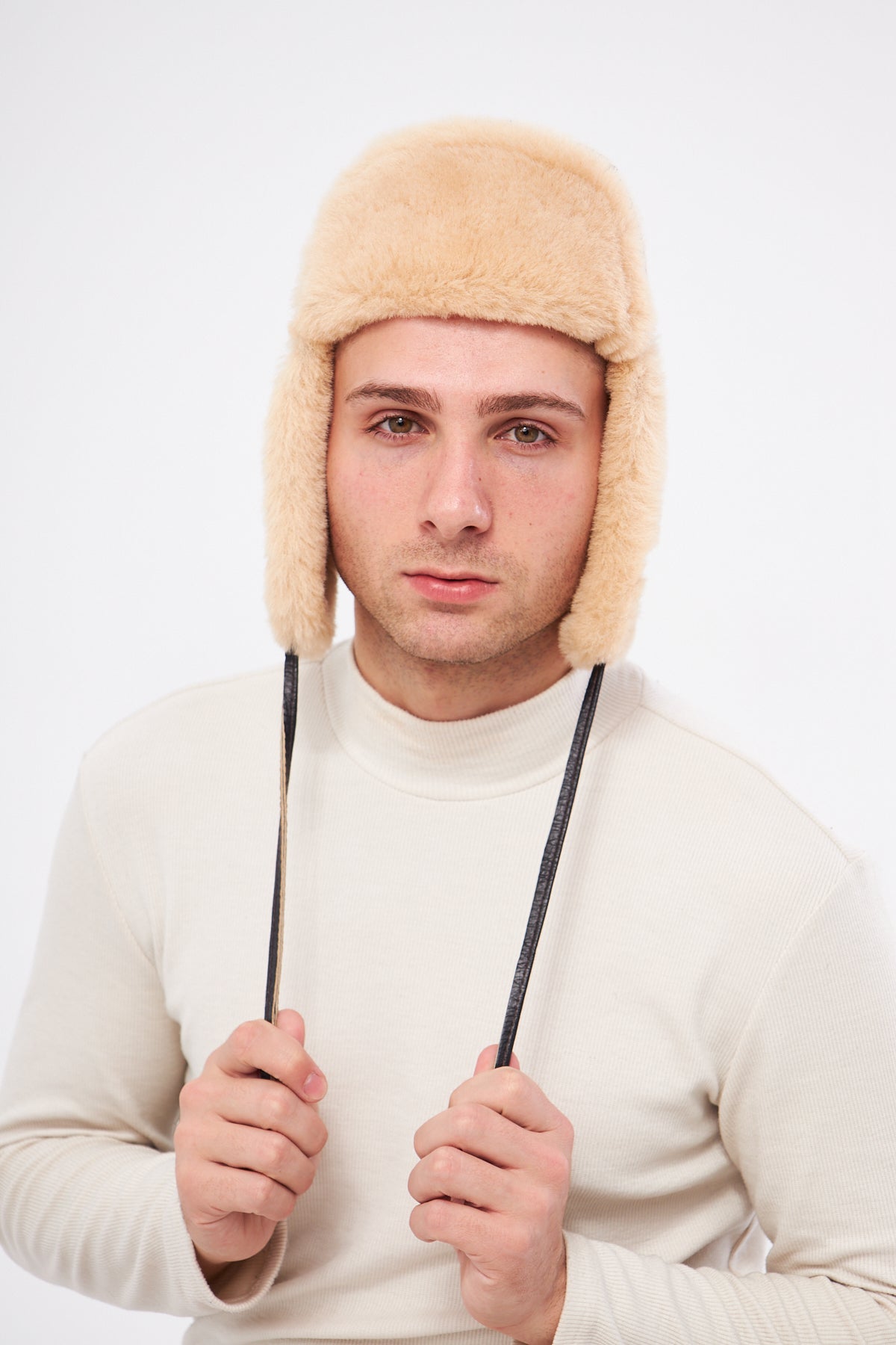 Pegia Holte Sheepskin Unisex Aviator Hat