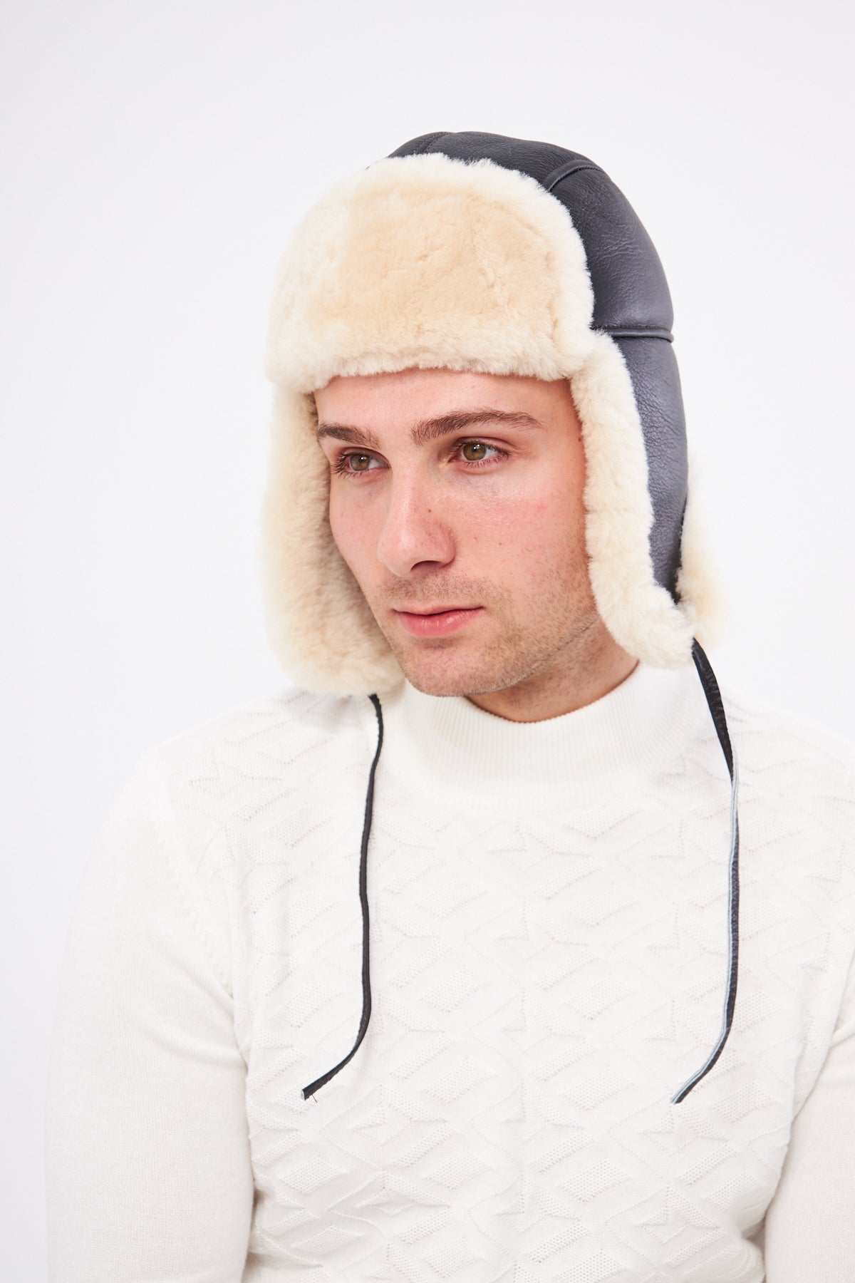 Pegia Holte Sheepskin Unisex Aviator Hat