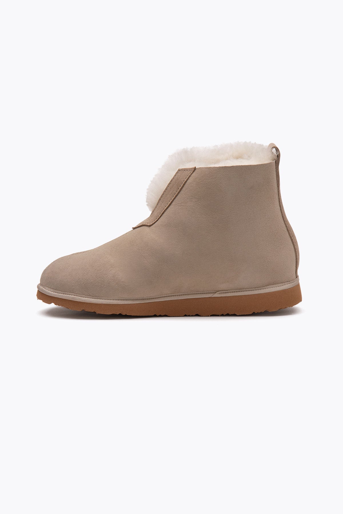 Pegia Moen Unisex Schafsfell Bootie Hausschuhe