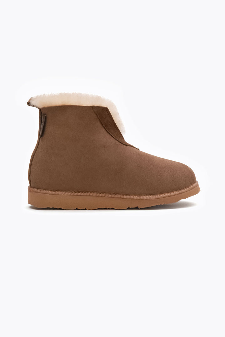 Pegia Moen Unisex Sheepskin Bootie Slippers - Pegia